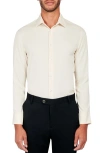 Brooklyn Brigade Slim Fit Solid Performance Dress Shirt In Champagne