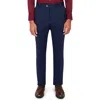 Brooklyn Brigade Slim Fit Straight Leg Performance Knit Dress Pants In River Blue