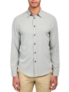 Brooklyn Brigade Men's Dante Non-iron Performance Stretch Moisture-wicking Solid Button-down Shirt In Grey Heather