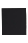 Brooklyn Brigade Solid Cotton Pocket Square In Black