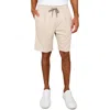 Brooklyn Brigade Solid Drawstring Shorts In Khaki