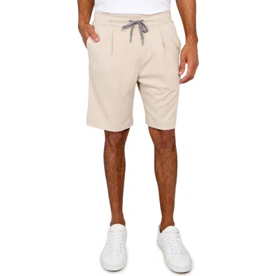 Brooklyn Brigade Solid Drawstring Shorts In Khaki