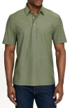 Brooklyn Brigade Solid Mapleton Luxe Cross Dyed Polo In Green