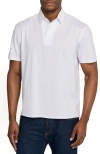 Brooklyn Brigade Solid Mapleton Luxe Cross Dyed Polo In White