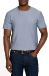 Brooklyn Brigade Solid Mapleton Luxe Cross Dyed T-shirt In Blue
