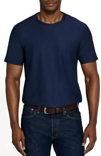 Brooklyn Brigade Solid Mapleton Luxe Cross Dyed T-shirt In Blue