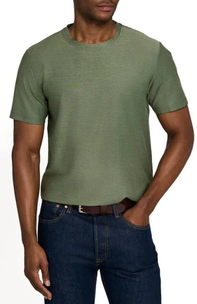 Brooklyn Brigade Solid Mapleton Luxe Cross Dyed T-shirt In Brown