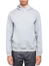 Brooklyn Brigade Solid Quilted Knit Hoodie In Grey Heather
