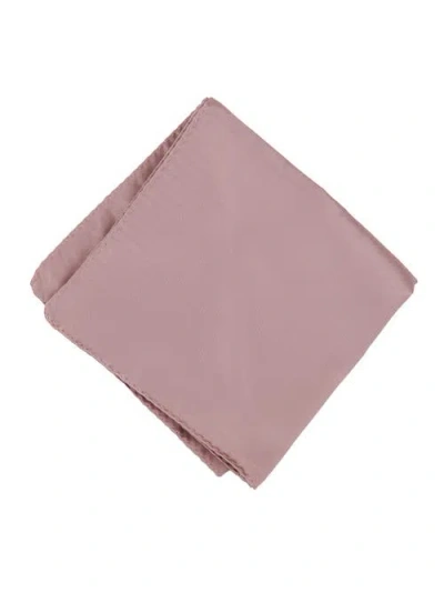 Brooklyn Brigade Solid Satin Pocket Square In Rose Quartz