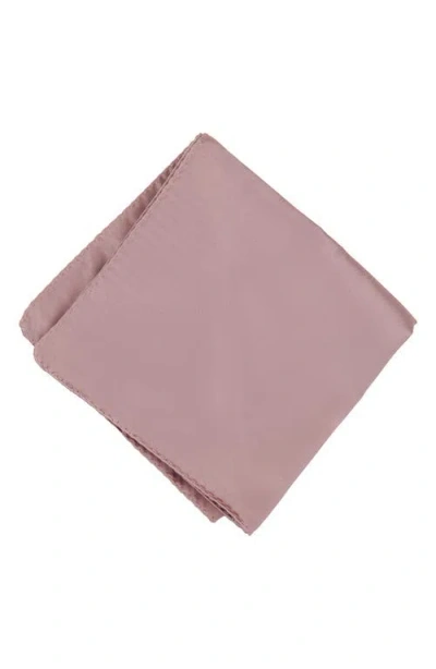 Brooklyn Brigade Solid Satin Pocket Square In Rose Quartz