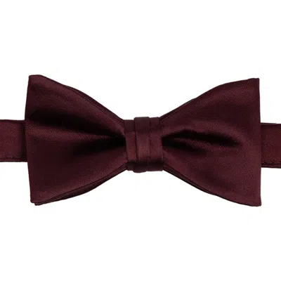 Brooklyn Brigade Solid Satin Pre-tied Bow Tie