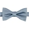 Brooklyn Brigade Solid Satin Pre-tied Bow Tie In Blue