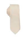 Brooklyn Brigade Solid Satin X-long Tie In White