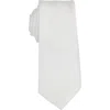 Brooklyn Brigade Solid Satin X-long Tie In White