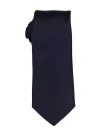 Brooklyn Brigade Solid Satin X-long Tie In Black