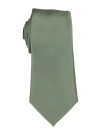 Brooklyn Brigade Solid Satin X-long Tie In Green