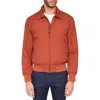 Brooklyn Brigade Solid Water Repellent Bomber Jacket In Orange