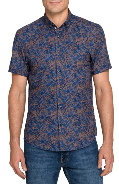 Brooklyn Brigade Twigs Woven Short Sleeve Basic In Multi