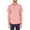 Brooklyn Brigade Wavy Geo Short Sleeve Shirt In Orange