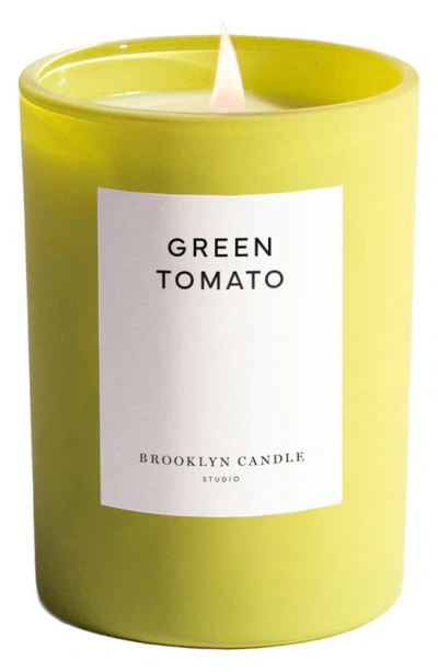 Brooklyn Candle Green Tomato Candle In Bright Green