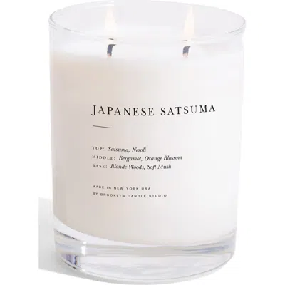 Brooklyn Candle Studio Japanese Satsuma Classic 2-wick Candle In White