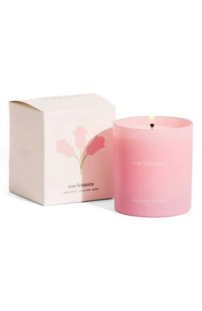 Brooklyn Candle Studio Rose Botanica Limited Edition Candle In Pink