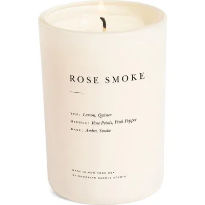 Brooklyn Candle Studio Rose Smoke Candle In Transparent