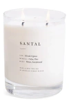 Brooklyn Candle Studio Santal Classic 2-wick Candle In Brown