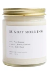 Brooklyn Candle Studio Sunday Morning Scented Jar Candle In Sunday Morning