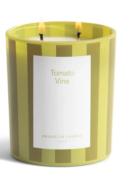 Brooklyn Candle Studio Tomato Vine Candle In Yellow
