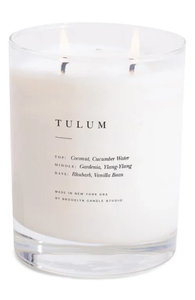 Brooklyn Candle Studio Tulum Classic Two-wick Candle In Transparent