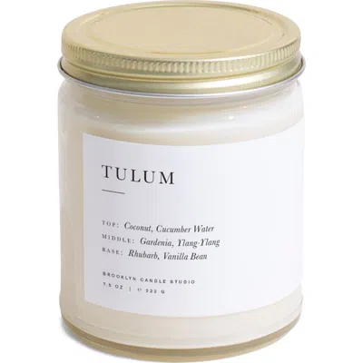 Brooklyn Candle Studio Tulum Jar Candle In White