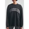Brooklyn Industries Brooklyn Crewneck Sweatshirt In Black