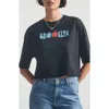 Brooklyn Industries Brooklyn Crop Graphic T-shirt In Black