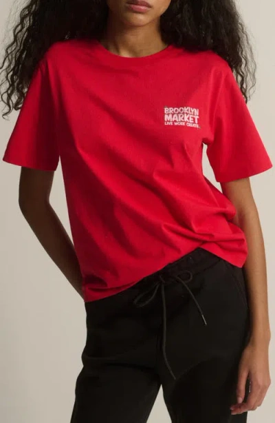 Brooklyn Industries Brooklyn Market Cotton Graphic T-shirt