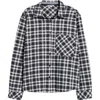 Brooklyn Industries Brushed Check Shirt In Black