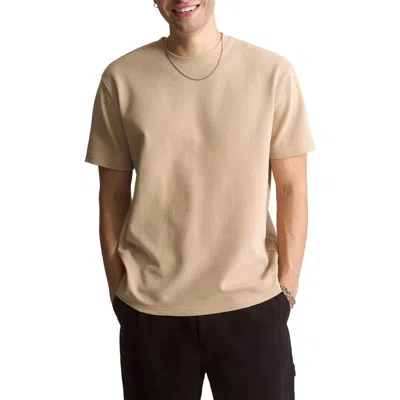 Brooklyn Industries Cotton Blend Crewneck T-shirt In Brown
