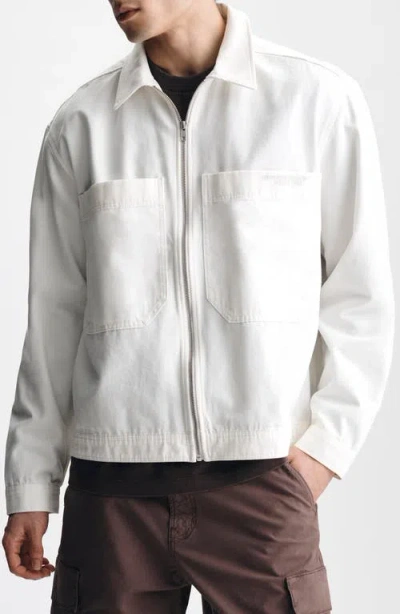 Brooklyn Industries Cotton Overshirt In White