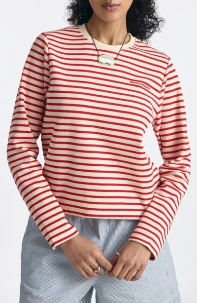 Brooklyn Industries Goji Long Sleeve T-shirt In White