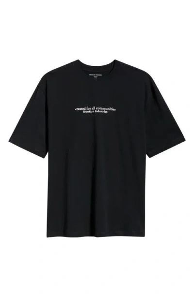 Brooklyn Industries Graphic T-shirt In Black