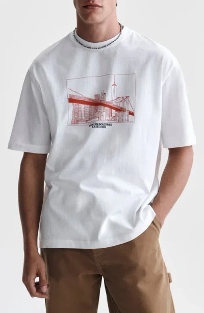 Brooklyn Industries Graphic T-shirt In White