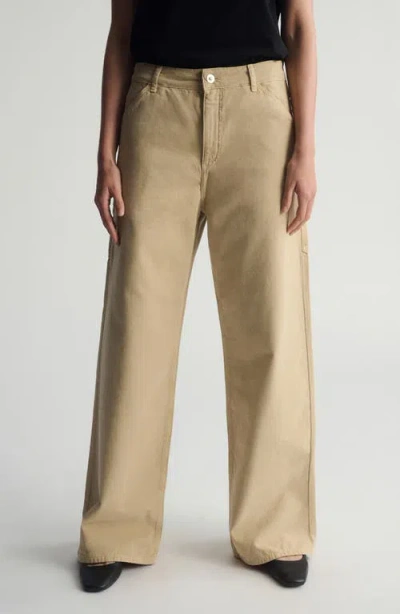 Brooklyn Industries High Waist Carpenter Pants In Neutral