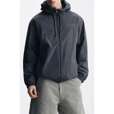 Brooklyn Industries Hooded Jacket In Blue