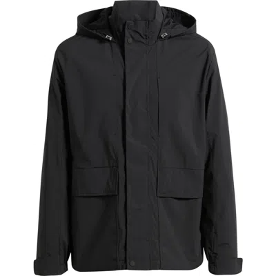 Brooklyn Industries Hooded Utility Jacket In Black