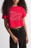 Brooklyn Industries Live Work Create Cotton Crop Graphic T-shirt