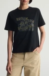 Brooklyn Industries Live Work Create Cotton Graphic T-shirt In Black