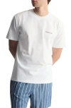 Brooklyn Industries Logo Cotton Graphic T-shirt In White
