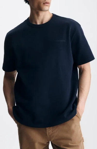 Brooklyn Industries Logo Crewneck T-shirt In Blue