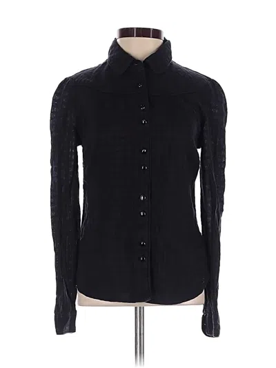 Pre-owned Brooklyn Industries Long Sleeve Button Down Shirt In Black