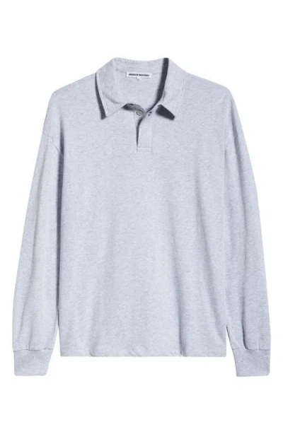 Brooklyn Industries Polo Sweatshirt In Gray